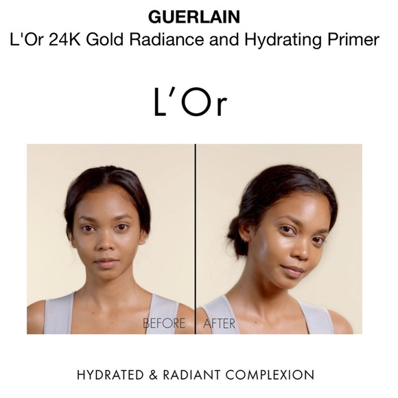 ✨GUERLAIN L'Or Radiance Concentrate with Pure Gold Make-up Base Travel Size 5ML - Picture 5 of 6